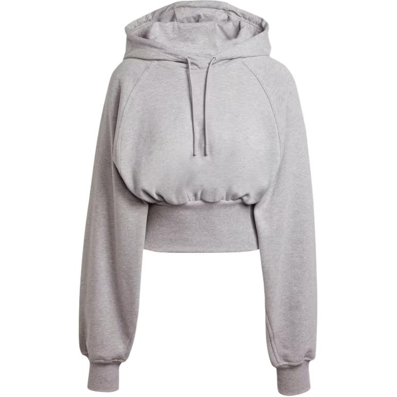 Женское худи adidas Adidas By Stella Mccartney Cropped Hoodie (серое)