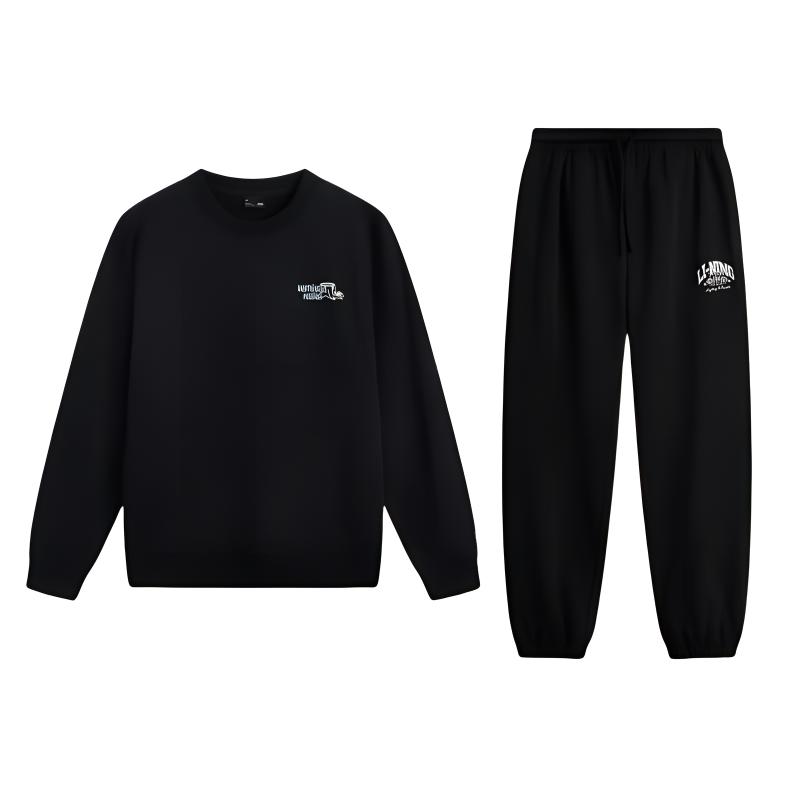 Li Ning Sports Fashion Collection Casual Sportswear Men’s Black