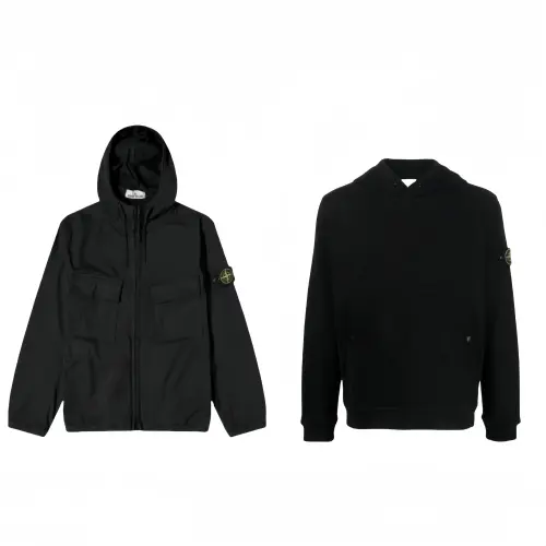 STONE ISLAND Casual Sportswear Unisex Black
