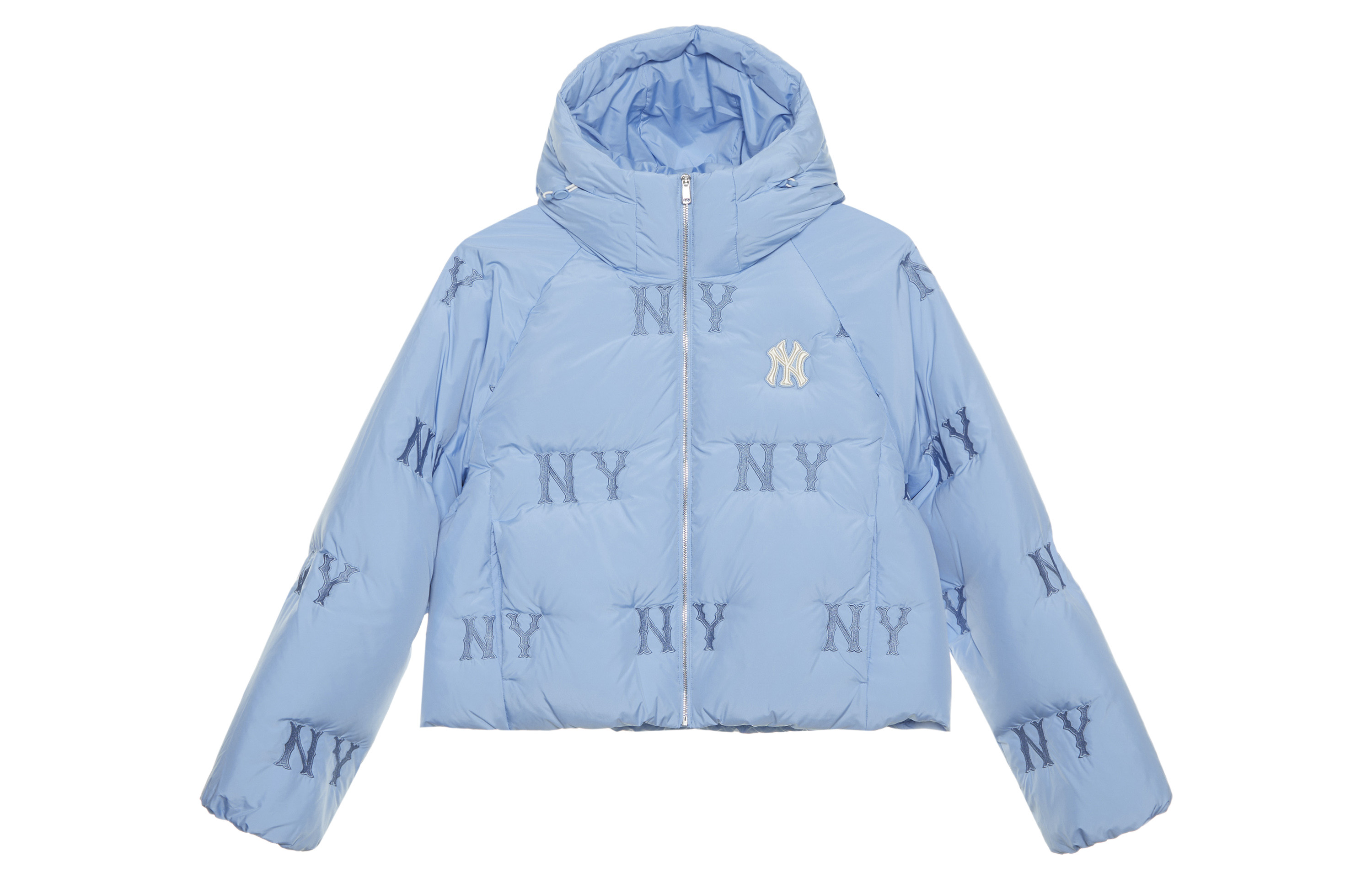 Женская куртка MLB MONOGRAM FW24 (голубая)