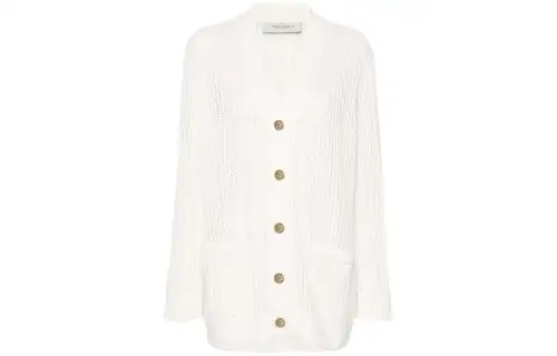 Golden Goose Macramé Cotton Cardigan
