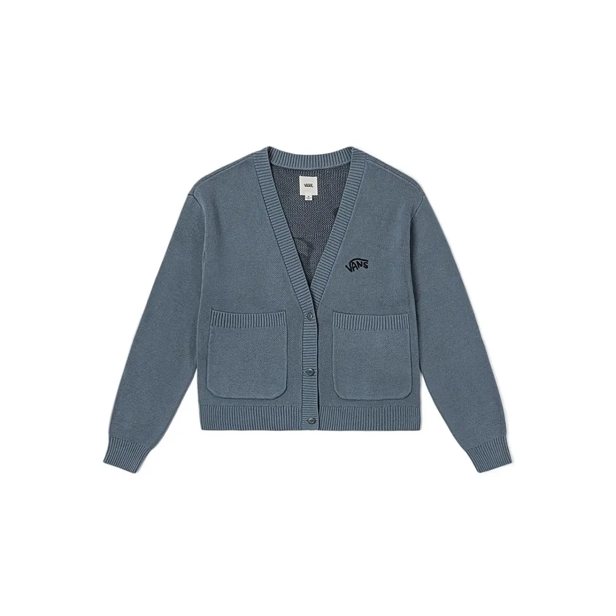 Vans CARDIGAN Knitwear Women's Gray Blue