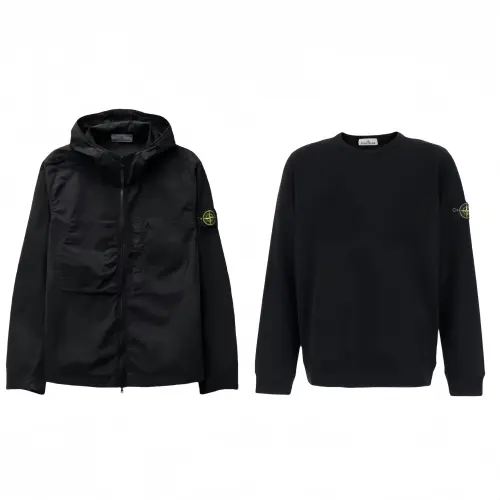 STONE ISLAND Casual Sportswear Unisex Black