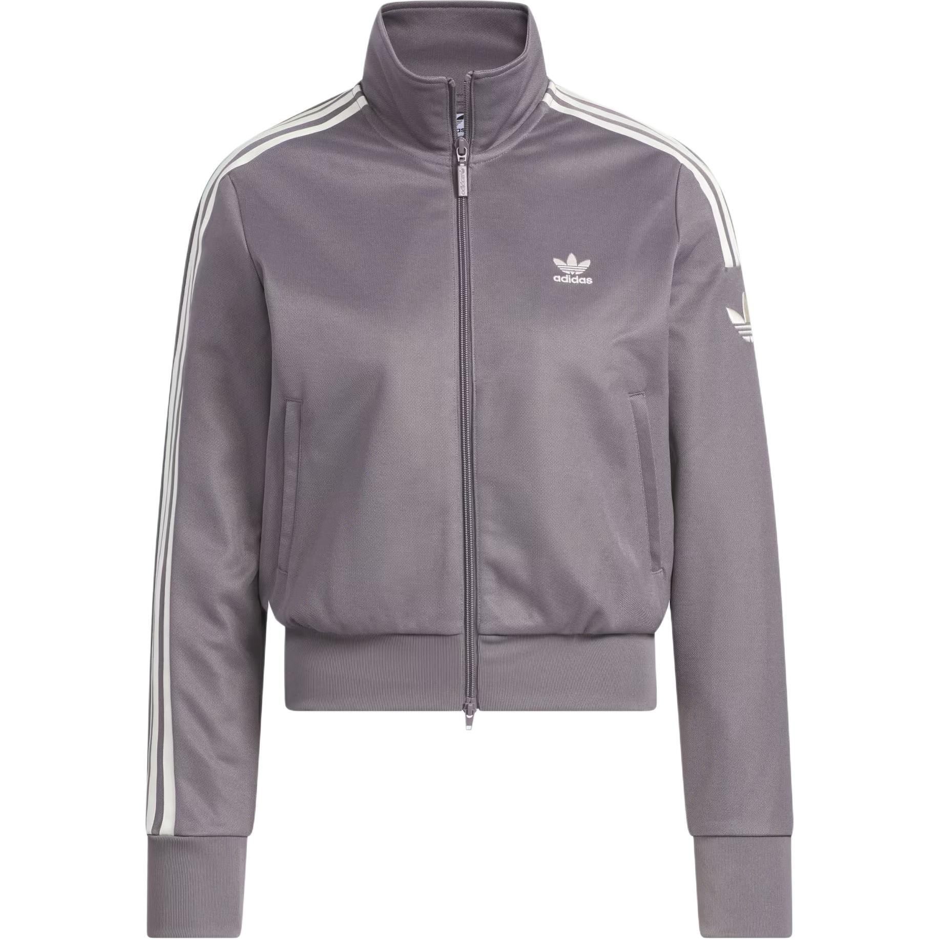 Женская куртка adidas originals RETRO TREFOIL TRACK TOP (серая)