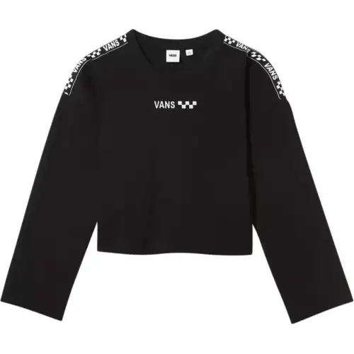 Vans Sweatshirts Women's Black Crew Neck Moderate