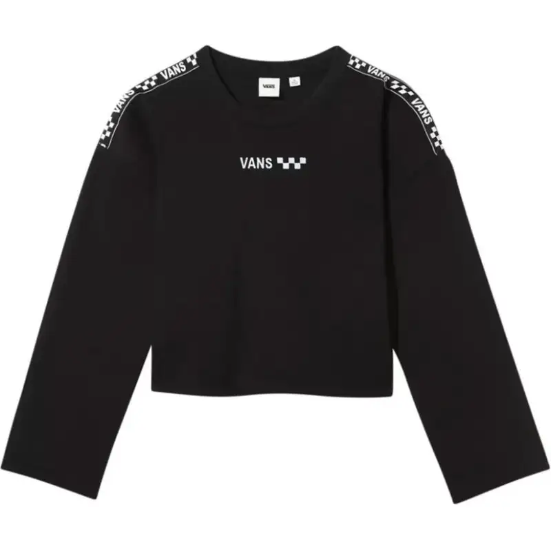 Vans Sweatshirts Women's Black Crew Neck Moderate