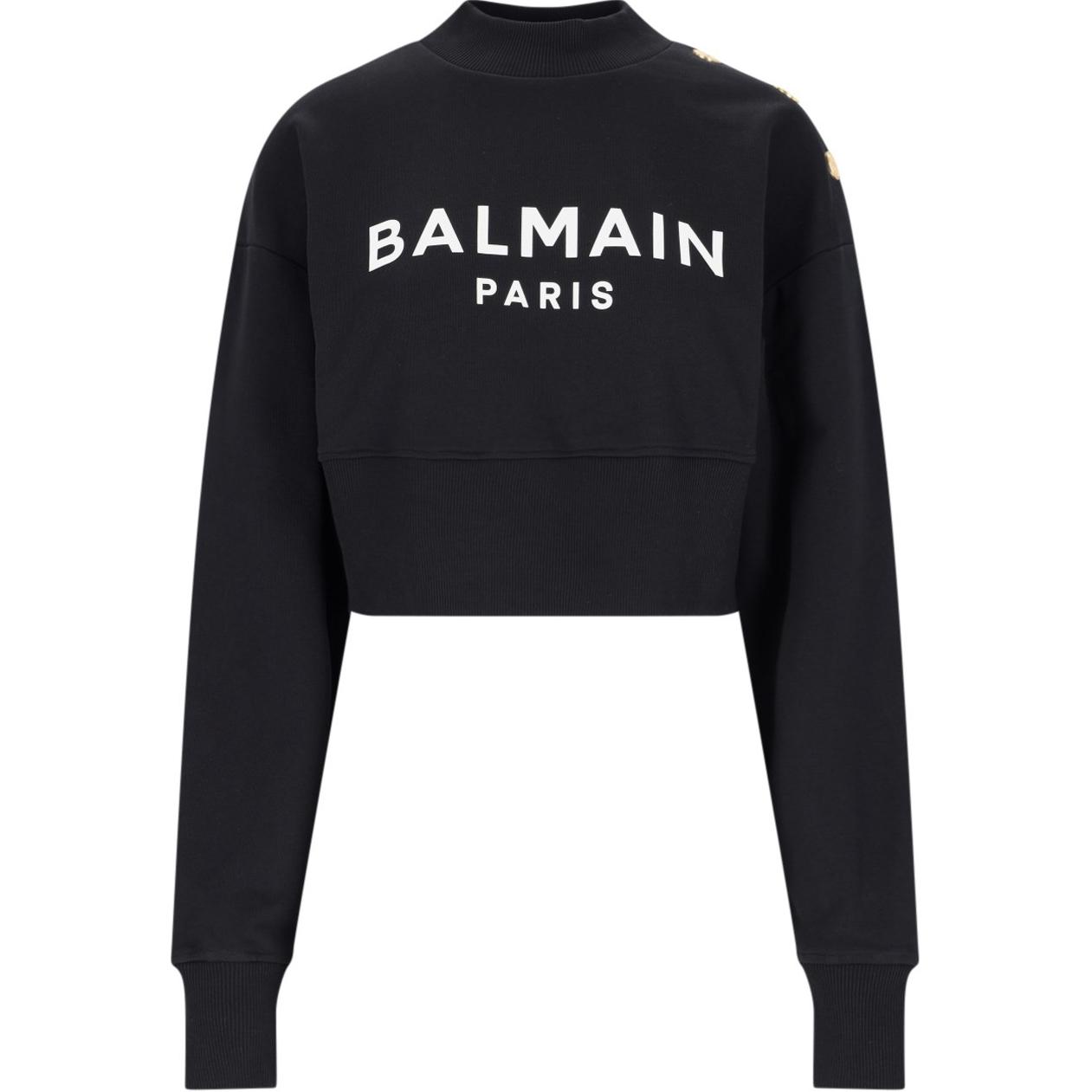 Женское худи BALMAIN BALMAIN (черное)