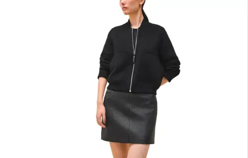 HERMES Knitwear Women's Black Crew Neck Moderate Other