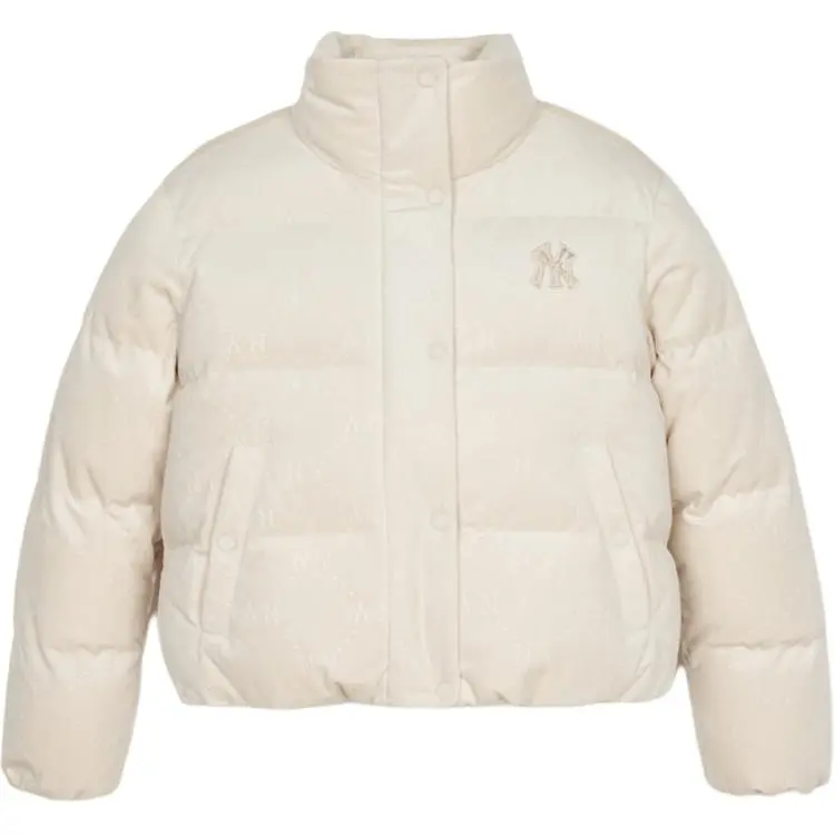 MLB New York Yankees Down Jacket Women's Ecru