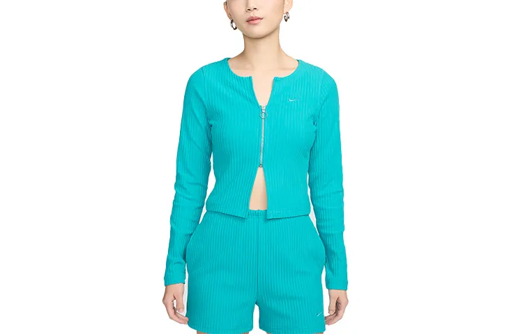 Nike Swoosh Sportswear Chill Knit Knitwear Women's Cactus Green