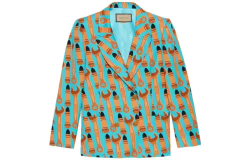 GUCCI Business Suit Coat Women's Blue