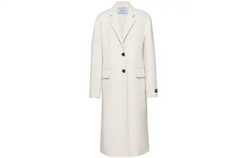 PRADA Single breasted Cashgora Coat
