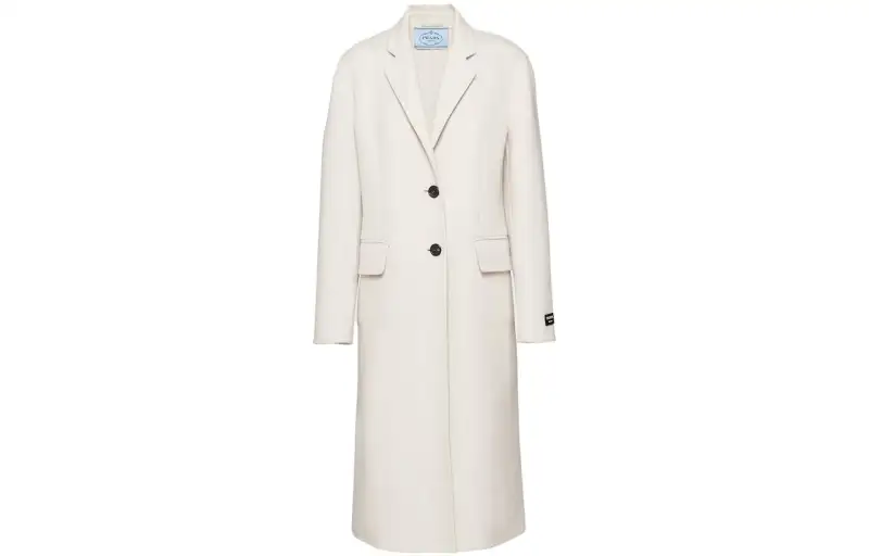 PRADA Single breasted Cashgora Coat