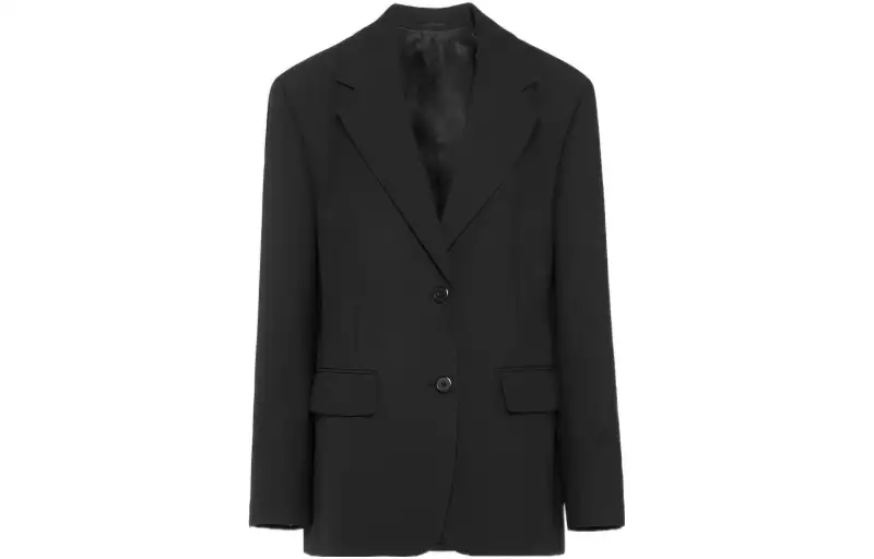 PRADA Business Suits Women's Black Suit Collar Moderate