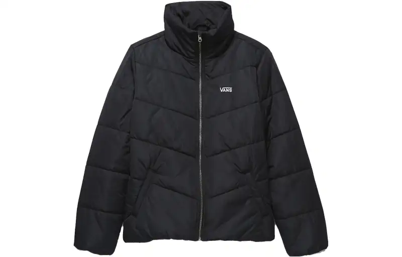 Vans Jackets Women's Black Stand Collar Moderate Other