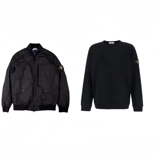 STONE ISLAND Casual Sportswear Unisex Black
