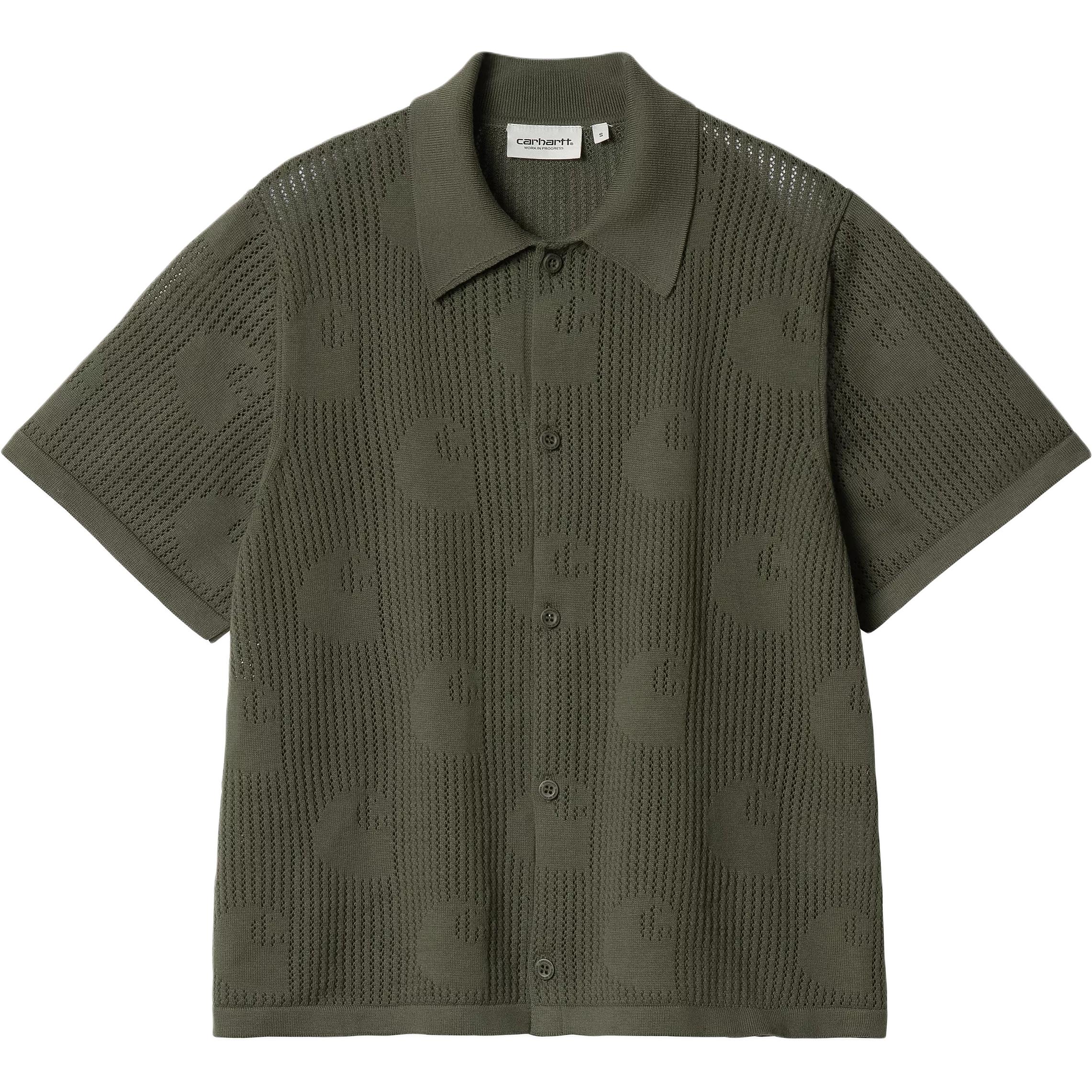 Женская футболка Carhartt Temple Knit Shirt (зеленая)