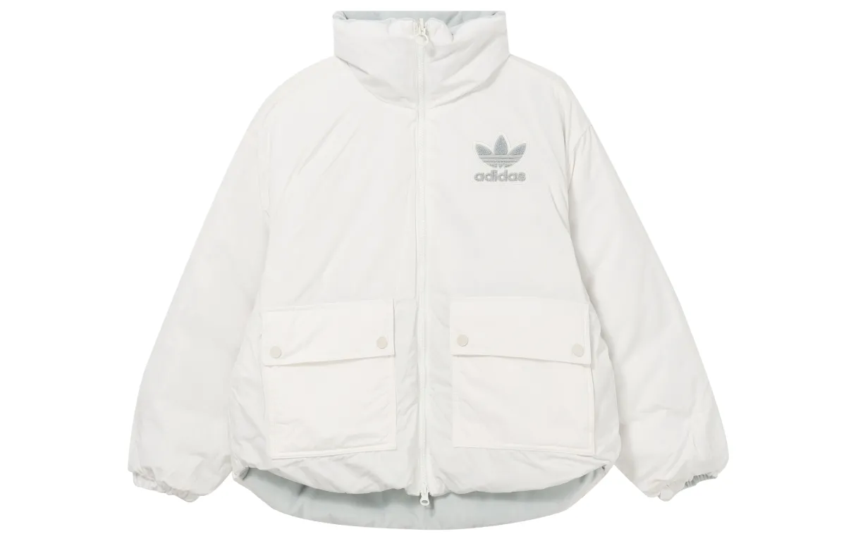 Adidas Originals Trefoil Down Jacket Women's Light Gray