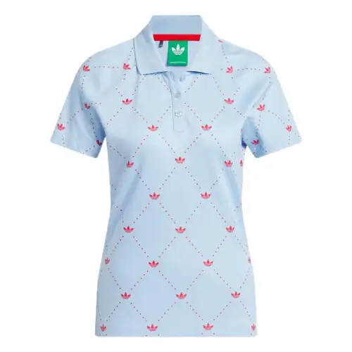 Adidas Originals Trefoil Collection Originals Polo Shirt Women's Blue