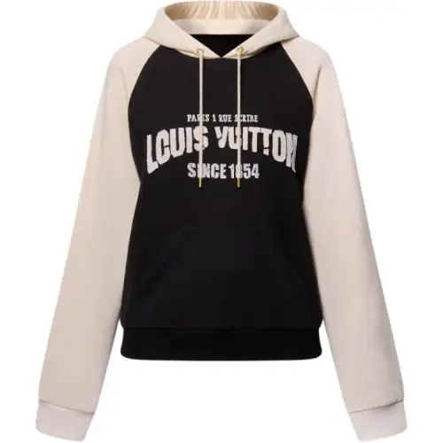 LOUIS VUITTON SS25 Sweatshirt Women's Black White