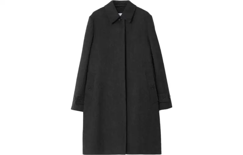Burberry Coat Women's Charcoal Gray