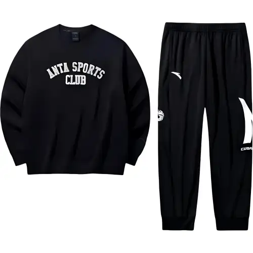 Anta Sports Life Collection Casual Sportswear Men's Black