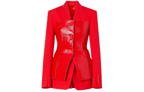 Burberry SS21 Business Suit Coat Women's Red