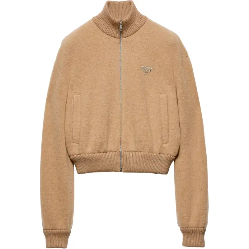 PRADA SS24 Jackets & Coats Women's Camel Brown