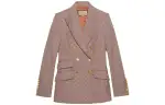 【Previous Season】GG jacquard double-breasted blazer