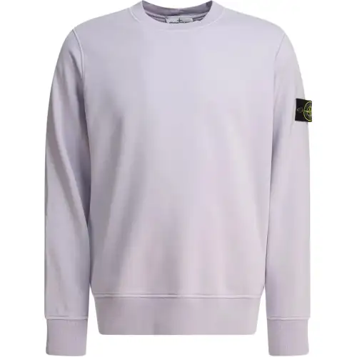 STONE ISLAND Compass Patch Crewneck Sweatshirt