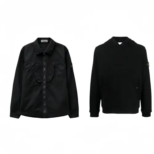 STONE ISLAND Casual Sportswear Unisex Black