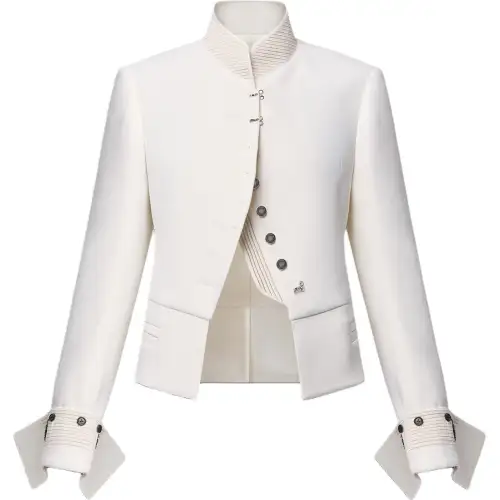 LOUIS VUITTON Wool Crepe Riding Jacket