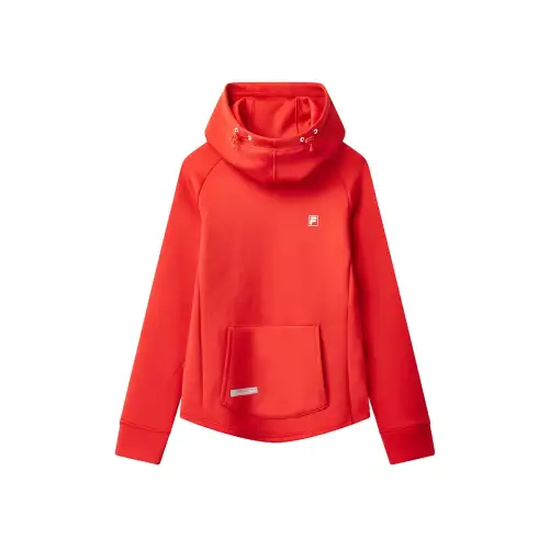 FILA Sweatshirts Women's Red/RD Hooded Moderate Regular