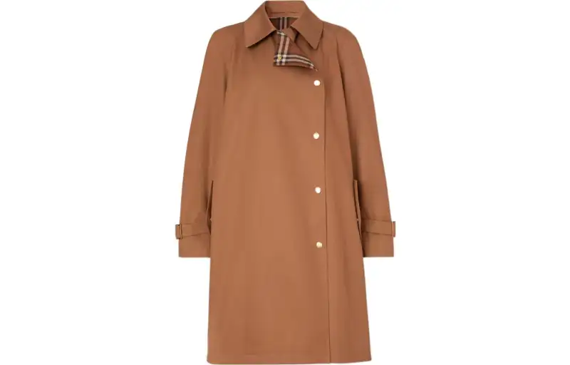 Burberry Coats Women's Camel Lapel Moderate