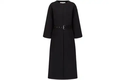 DIOR Coats Women's Black Moderate