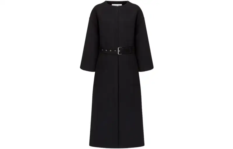 DIOR Coats Women's Black Moderate