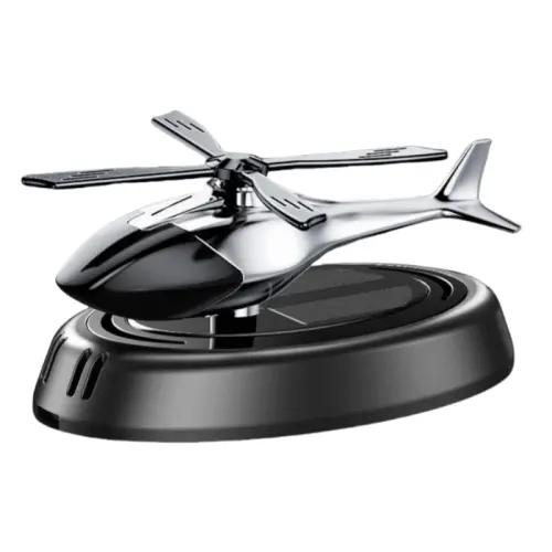 Rotating helicopter solar-powered, airplane, perfume, universal aromatherapy