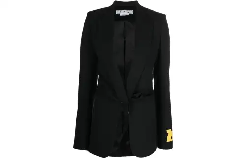 OFF WHITE Twist Detailed Tailored Jacket