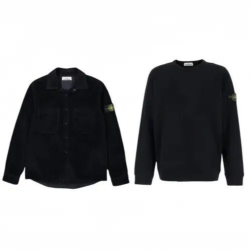 STONE ISLAND Casual Sportswear Unisex Black