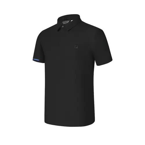 FILA Golf Polo Shirt Men's Pitch Black BK