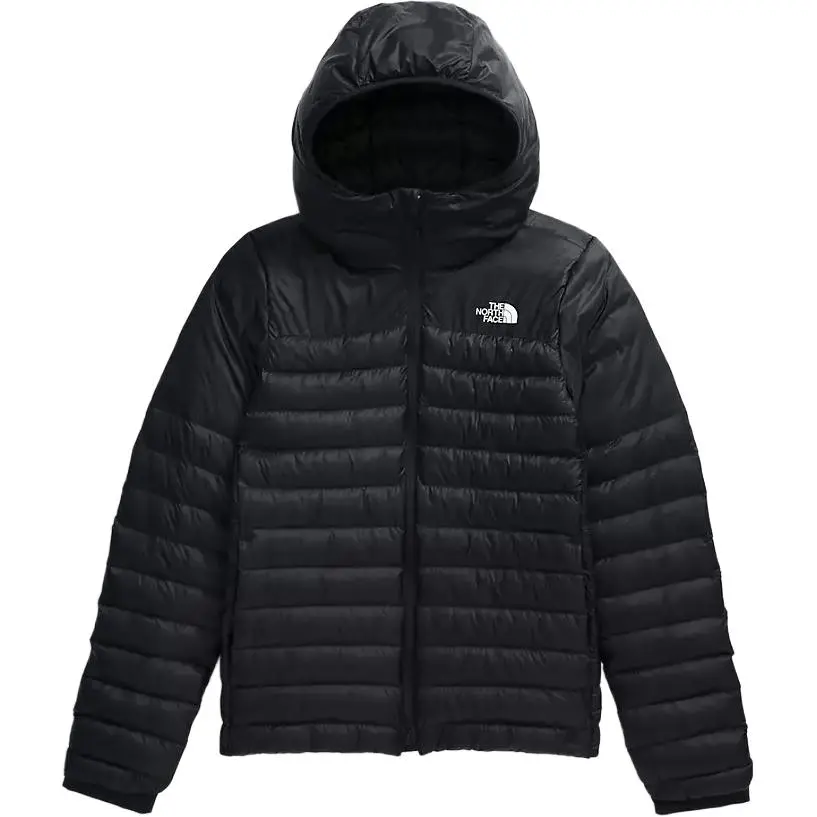 The North Face hooded quilted jacket