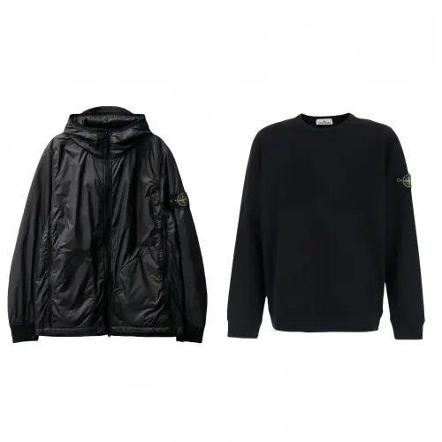 STONE ISLAND Casual Sportswear Unisex Black