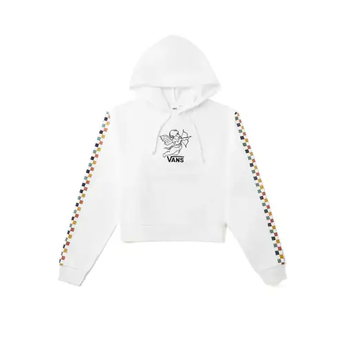 Vans Sweatshirts Women's White Hooded Moderate Regular