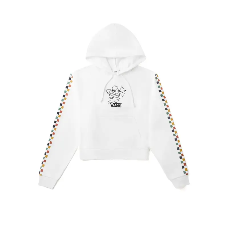 Vans Sweatshirts Women's White Hooded Moderate Regular