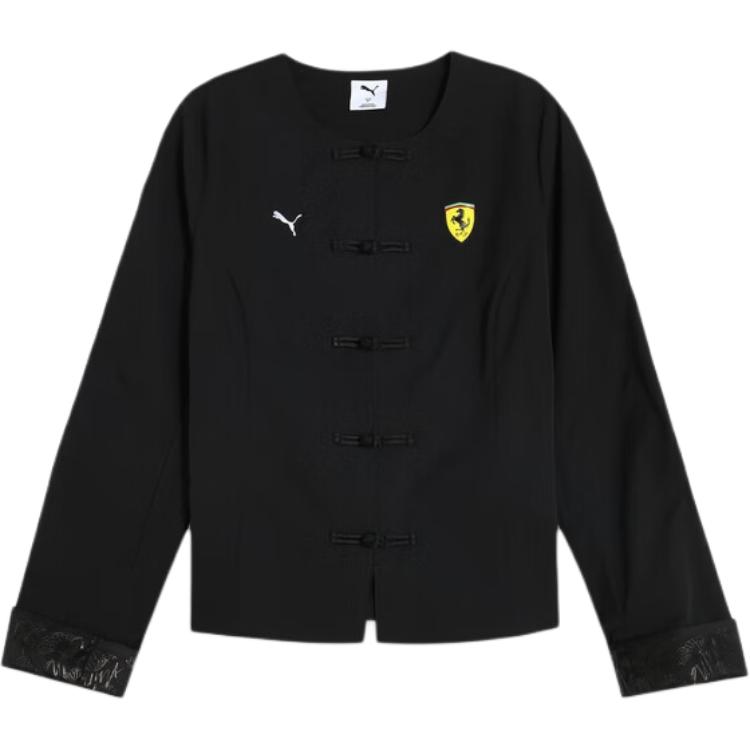 Женская рубашка PUMA x Ferrari (черная)
