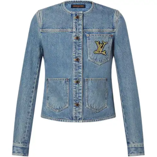LOUIS VUITTON Denim Fitted Jacket 