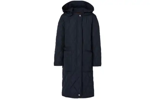 Burberry Detachable Hood Quilted Coat