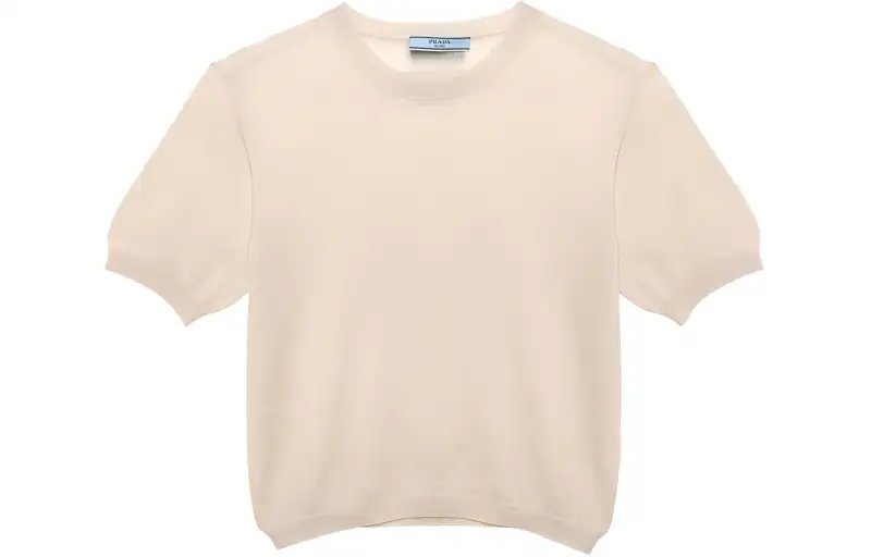 Prada Layered Crewneck Jumper