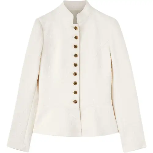 Loro Piana Jewelled button Detail Jacket