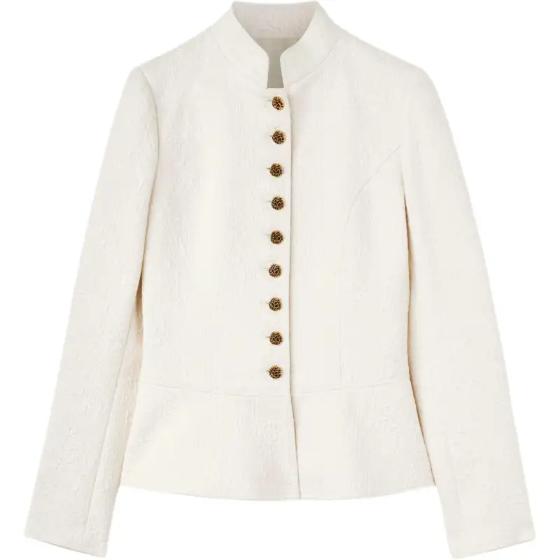 Loro Piana Jewelled button Detail Jacket